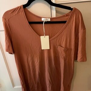 LA MIEL Rust Short Sleeve Tee